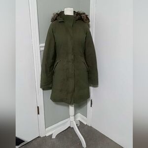 The North Face Women's Arctic Goose Down Parka Coat Hooded Sz xS